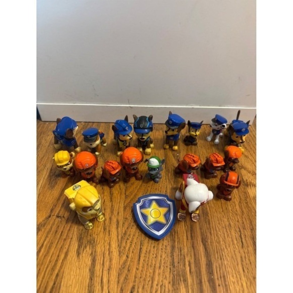 Paw Patrol Action Figure Lot Kids OS Multicolor Good Chase Marshall Rubble Zuma